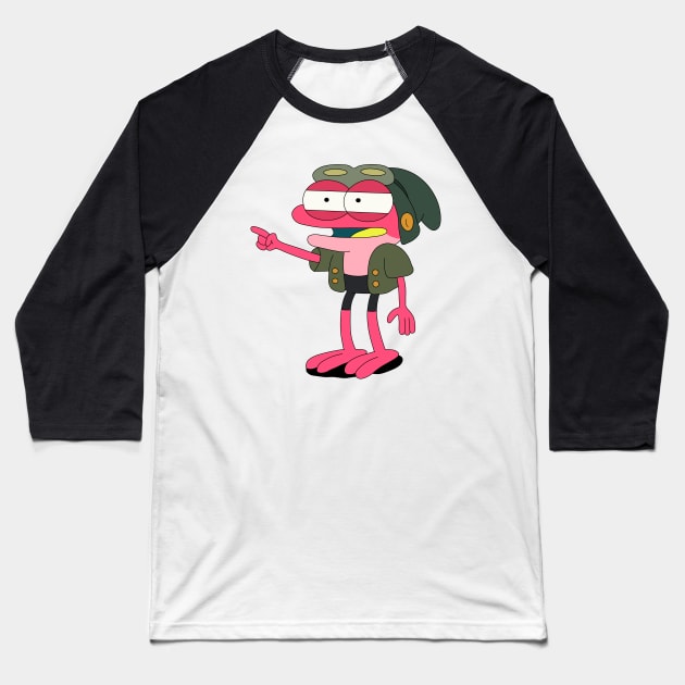 Frogman (hey) Baseball T-Shirt by WBW